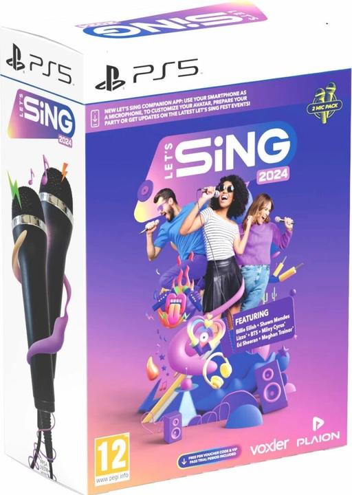 Ravenscourt Let's Sing 2024 International Version (+2 Mics) (PS5, EN, FR, IT, DE)