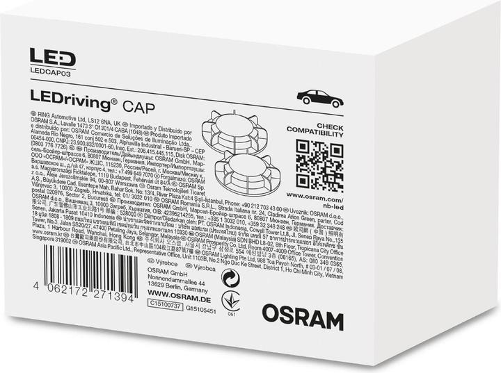 Produktbild Osram Auto Kfz Lampenfassung LEDCAP03 Bauart (Kfz-Leuchtmittel) H7 (H7)