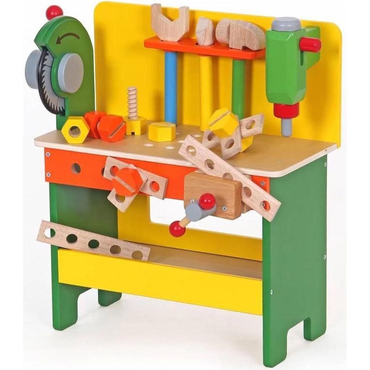 Mentari Werkbank mit Säge