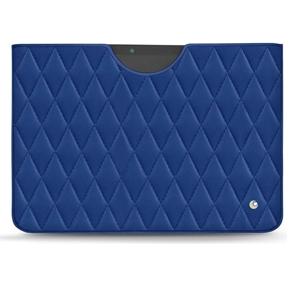 Noreve Lederschutzhülle (Microsoft Surface Pro X), Tablet Hülle, Blau