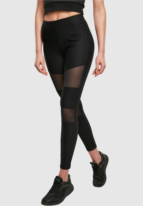 Image du produit Urban Classics Ladies Tech Mesh Rib Leggings (XS)