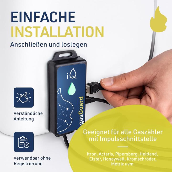 Actual product image Beulco iQ gasGuard without gas sensor interface