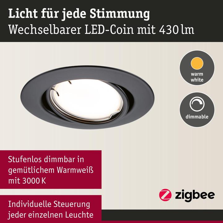 Produktbild Paulmann Einbauleuchte Base Set (430 lm)