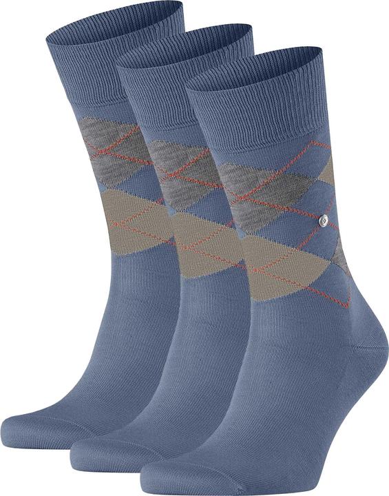 Burlington Socken Casual Bequem sitzend Manchester (3er Pack, 40 - 46)