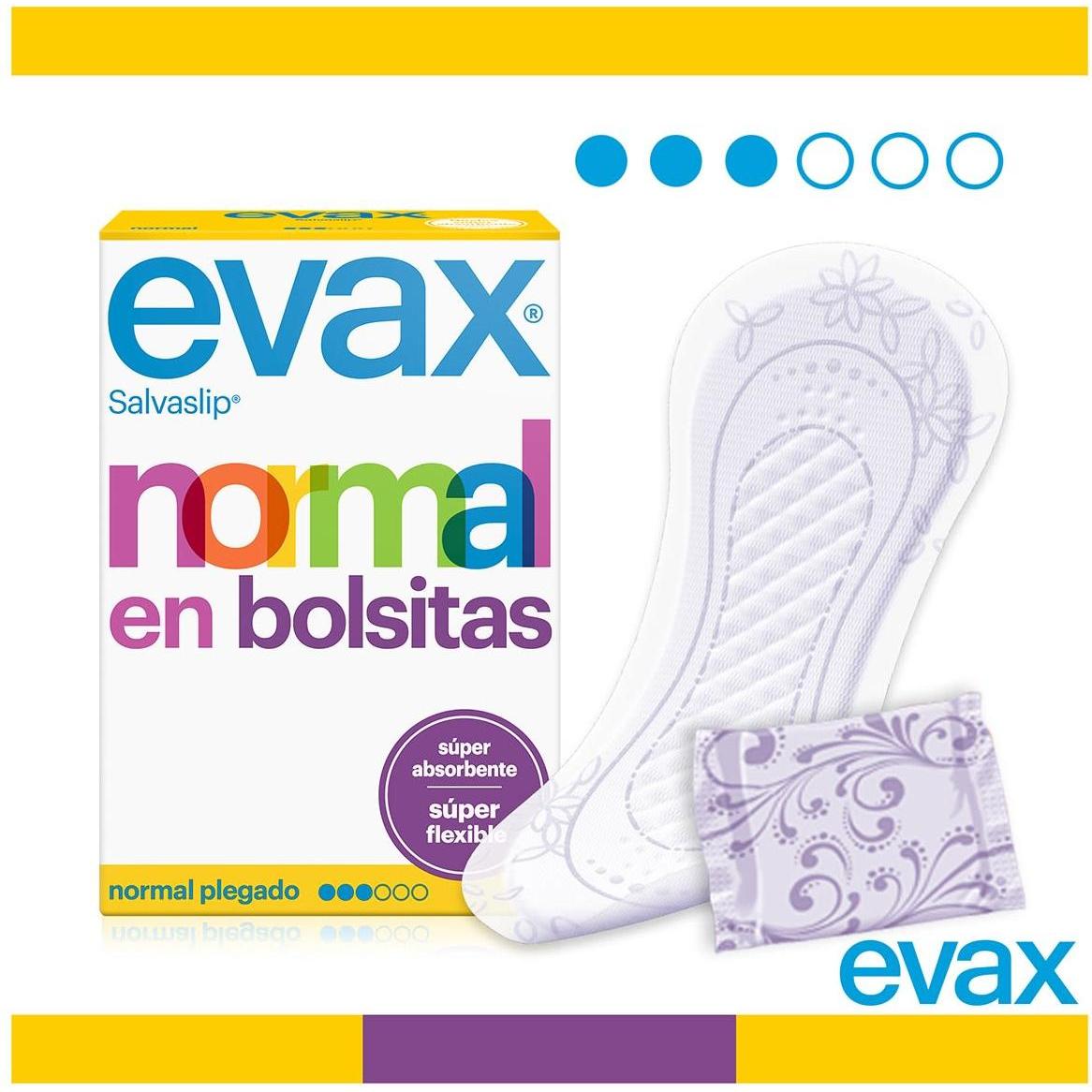 Thumbnail - Evax, Inkontinenzhygiene, SALVA-SLIP normal en bolsitas 40 uds (40 x, Normal)