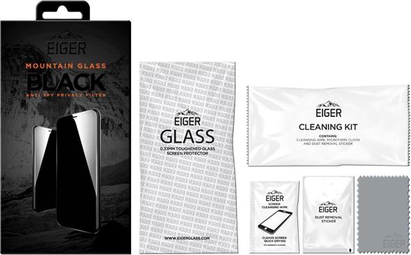 Actual product image Eiger Mountain Glass Black (1 pcs., Samsung Galaxy A40)