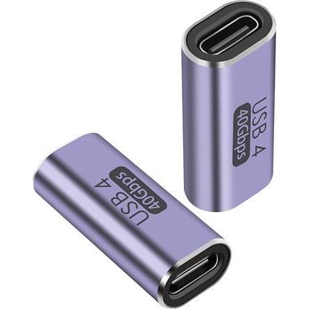 PremiumCord 40Gbps Aluminium USB-C Female - USB-C Female spojka, Cavo USB