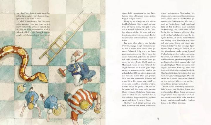 Image du produit Harry Potter et la pierre philosophale (édition illustrée en couleur) (Harry Potter 1) (Allemand, Jim Kay., J.K. Rowling, 2020)