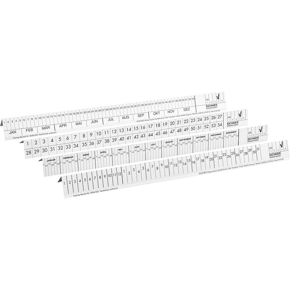 Eichner, Ordner, 100 Beschriftungsschilder für Hängeregister weiss (100 x)