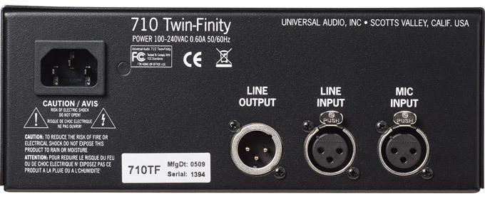 Image du produit Audio 710 Twin-Finity hybride microfoonvoorversterker