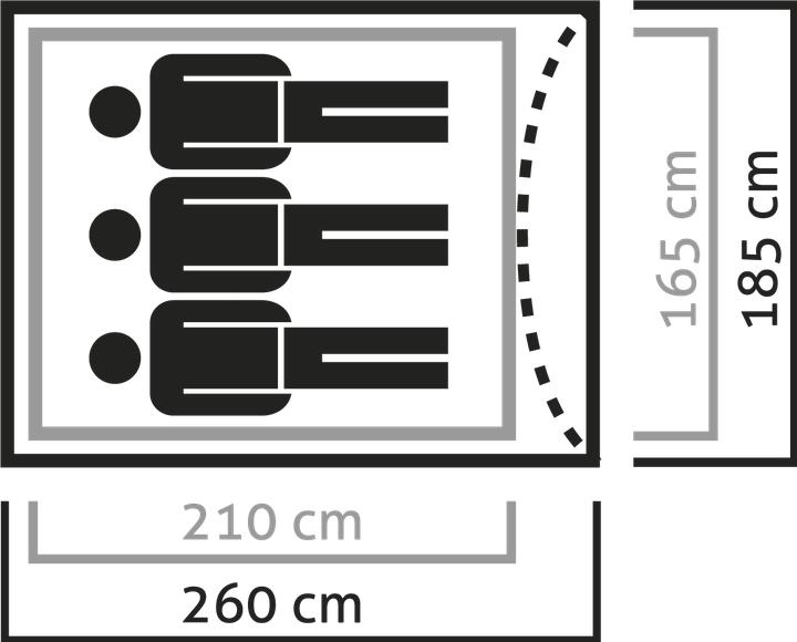 Image du produit Salewa Litetrek III (Tente igloo, 2.60 kg, 3 personnes)