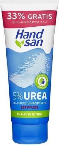 Productafbeelding Handsan Intensieve Handcrème met 5% Urea 100ml (100 ml)
