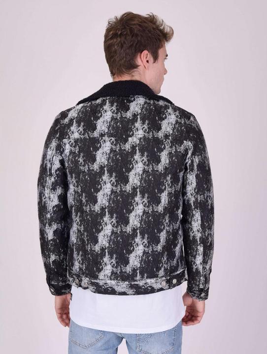 Actual product image Project X Paris Textured jacket with wool effect collar (L)