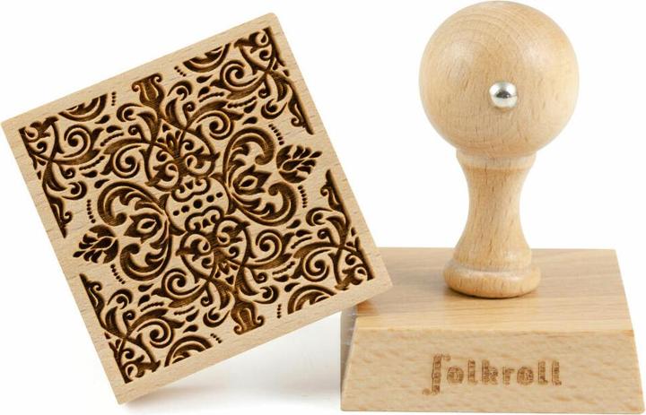 Produktbild Folkroll Damast, 55x55 mm