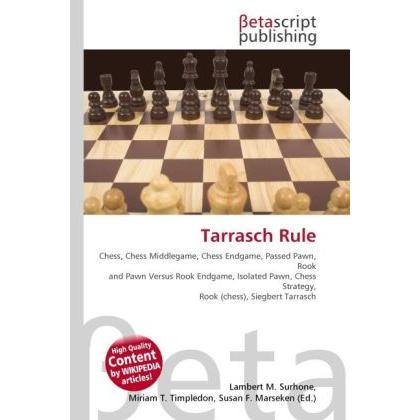Tarrasch Rule, Ratgeber