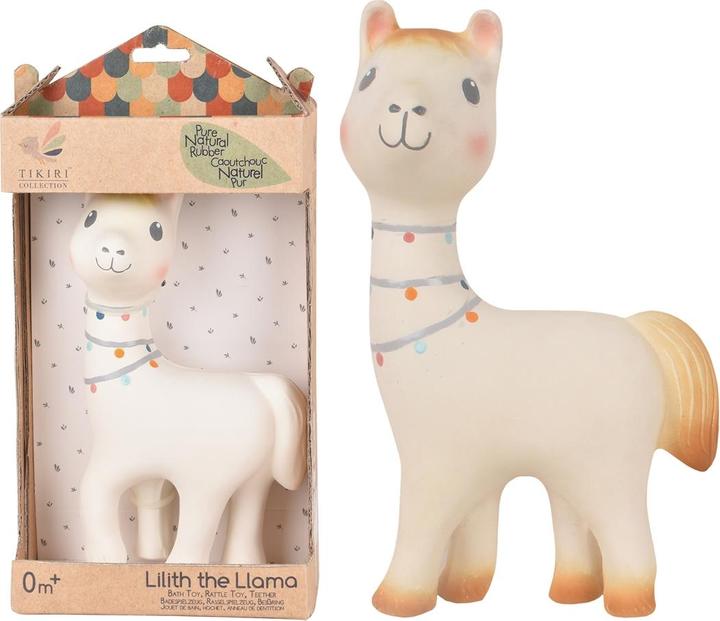 Actual product image Tikiri Rattle llama Lilith