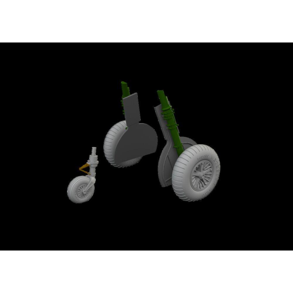 Eduard Bf 108 wheels spoked (648998)