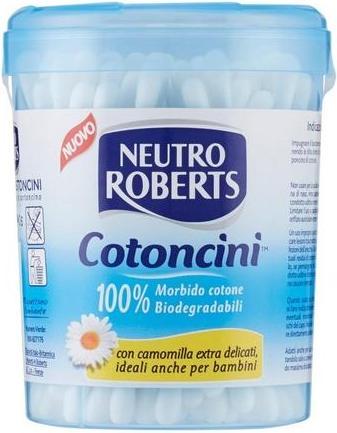 Actual product image Neutro Roberts Chamomile Extra Soft Cotton Buds 100 Pieces