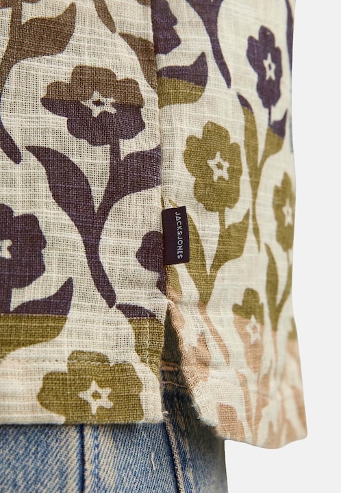 Produktbild Jack & Jones Jprbluflores Print Shirt S/S Ln (S)