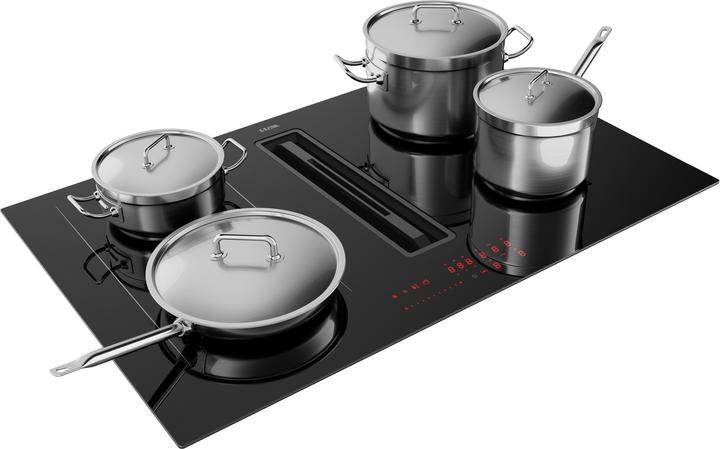 Actual product image Etna Induction Hob with Integrated Extraction (80 cm)