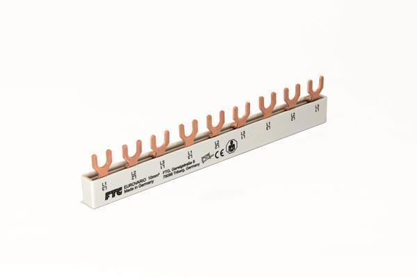 Produktbild FTG Friedrich Göhringer Gabel E 9 3-polig 10qmm ES30910 Sammelschiene Eurovario (Kabel)