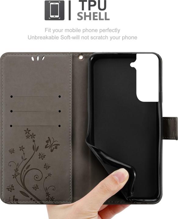 Actual product image Cadorabo Flower Book cover (Samsung Galaxy S22+)