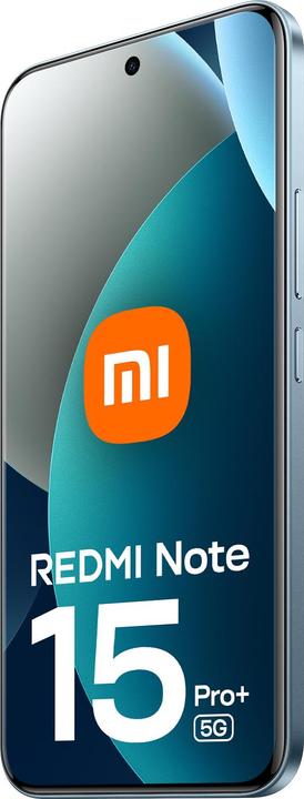 Actual product image Xiaomi Redmi Note 15 Pro + (256 GB, Blue, Glacier Blue, Light blue, 6.83", 5G)