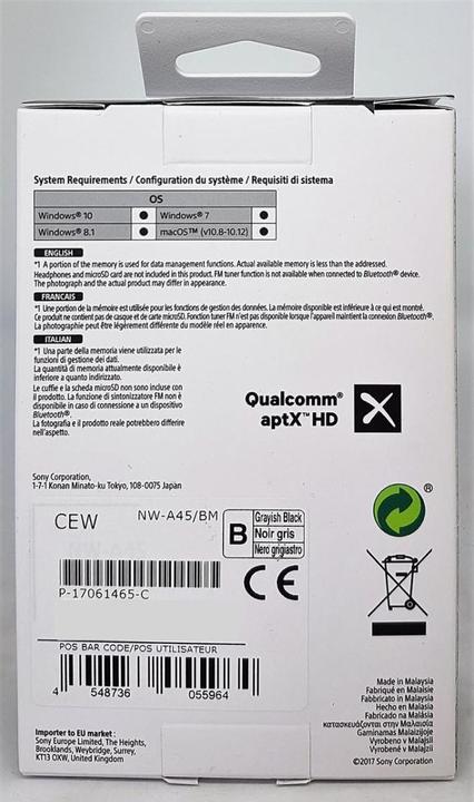 Produktbild Sony Nw-A45 (16 GB)