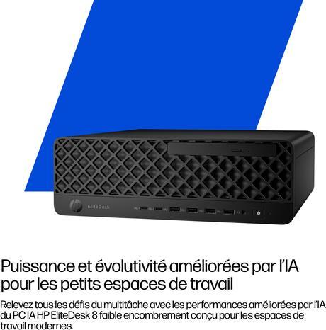 Image du produit HP EliteDesk 8 SFF G1i (512 Go, 16 Go, Intel Core Ultra 5 235, Intel Arc Graphics)