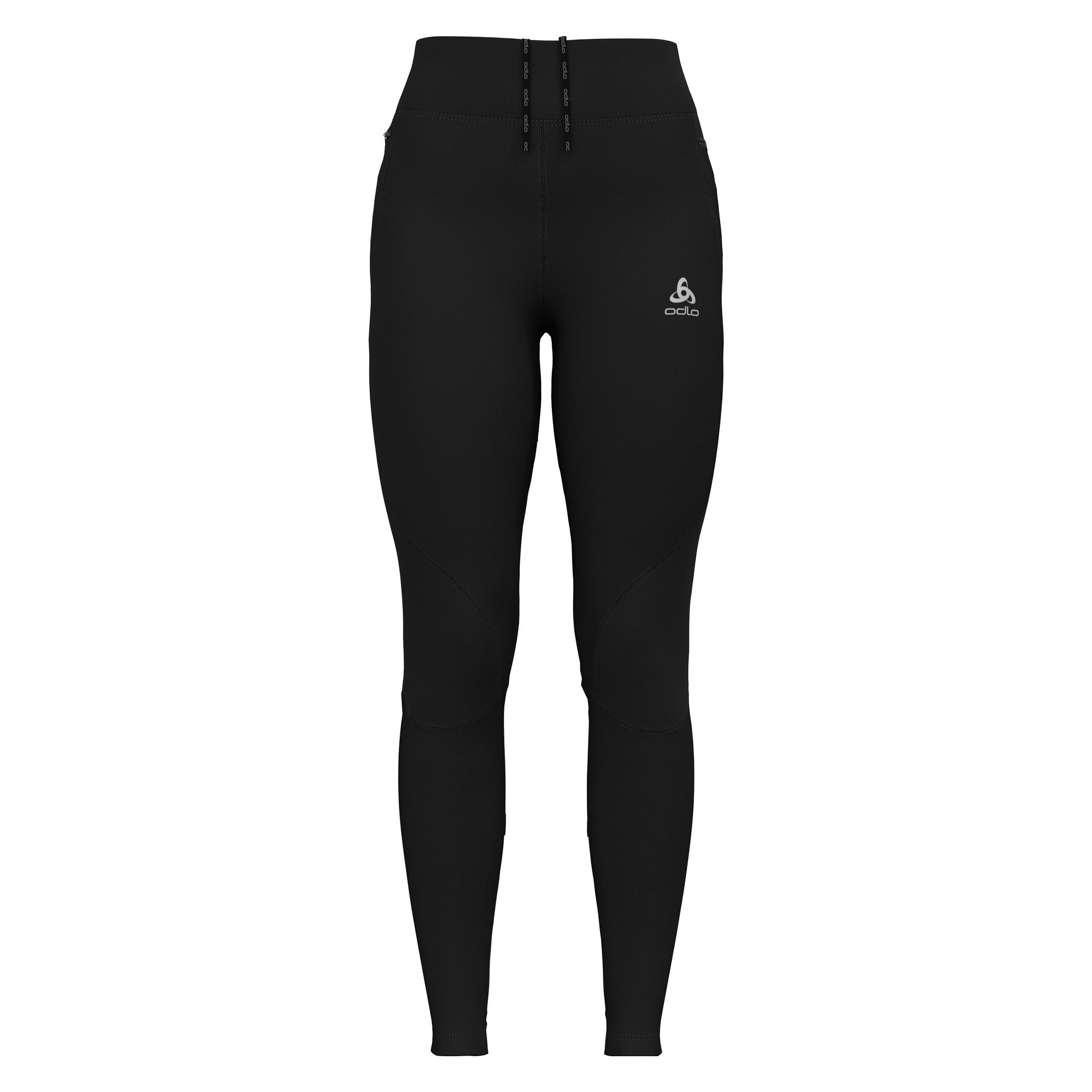 Odlo, Damen, Langlaufhose, Tights Zeroweight Warm (S), Schwarz