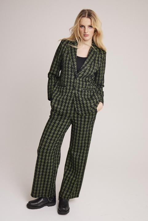 Actual product image Ichi IHKATE HOUNDSTOOTH OVERSIZE BL 20120294 (XL)