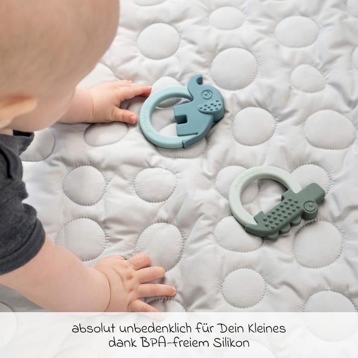 Productafbeelding Done by Deer Beissring 2er-Pack Deer friends Grün/Blau