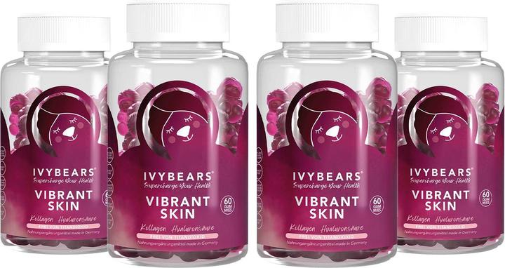 Produktbild IVYBears Vibrant Skin (4 Stück, Gummies, 600 g)