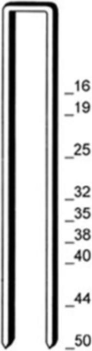 Image du produit Prebena Agrafes zinguées résinées40 mm