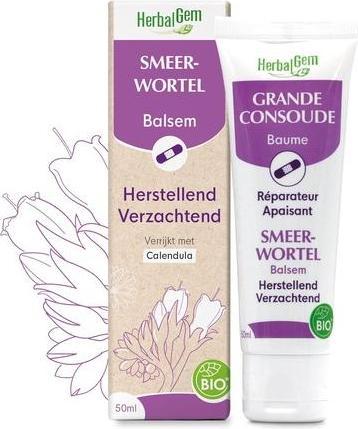 Produktbild Herbalgem Great Comfrey Organic Soothing Balm 50ml (Körperlotion, 50 ml)