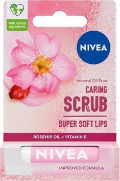 Immagine prodotto NIVEA Caring Scrub Scrub Labbra alla Rosa Mosqueta 4.8G (Scrub per le labbra)