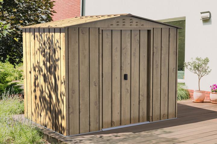 Produktbild Duramax Metall Gerätehaus 321x233 Gartenhaus