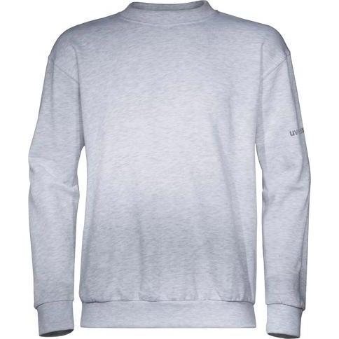 Uvex Safety, Arbeitsjacke, Sweatshirt 88157 grau, ash-melange XXL (XXL)