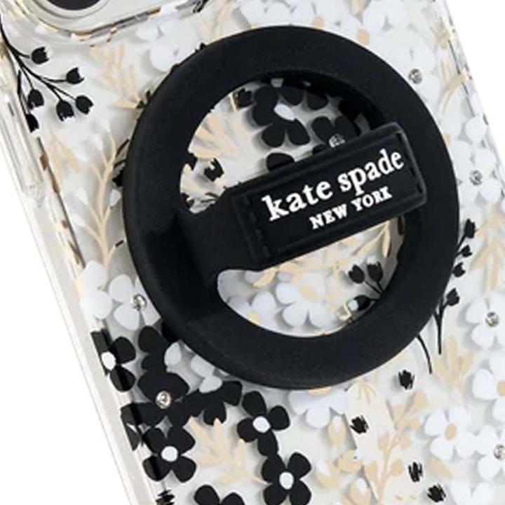 Image du produit Kate Spade Magnetischer Schlaufengriff – MagSafe Fingergriff (Schwarz)