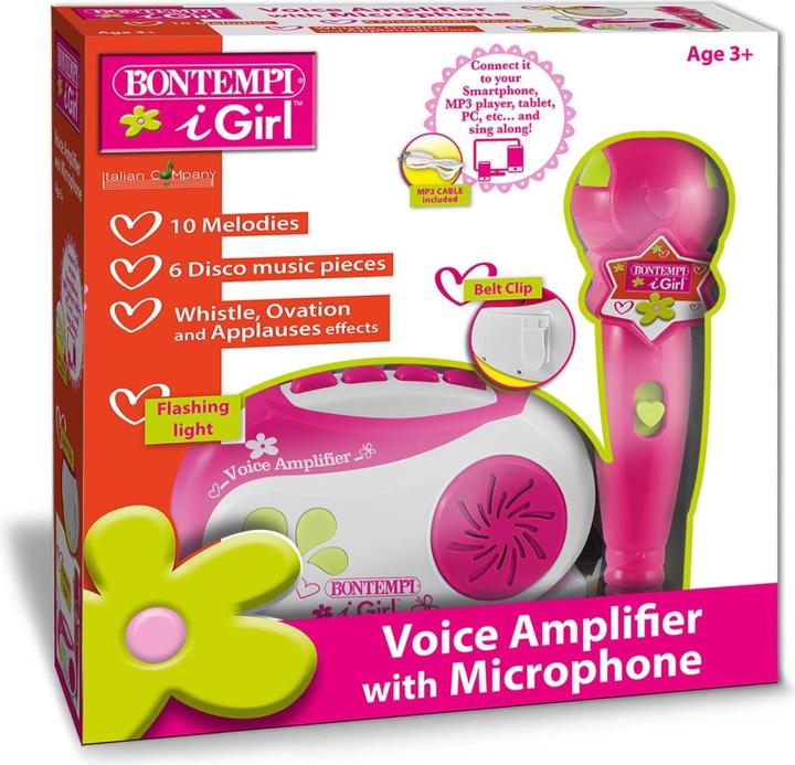 Bontempi Amplificatore con Microfono e connessione Mp3