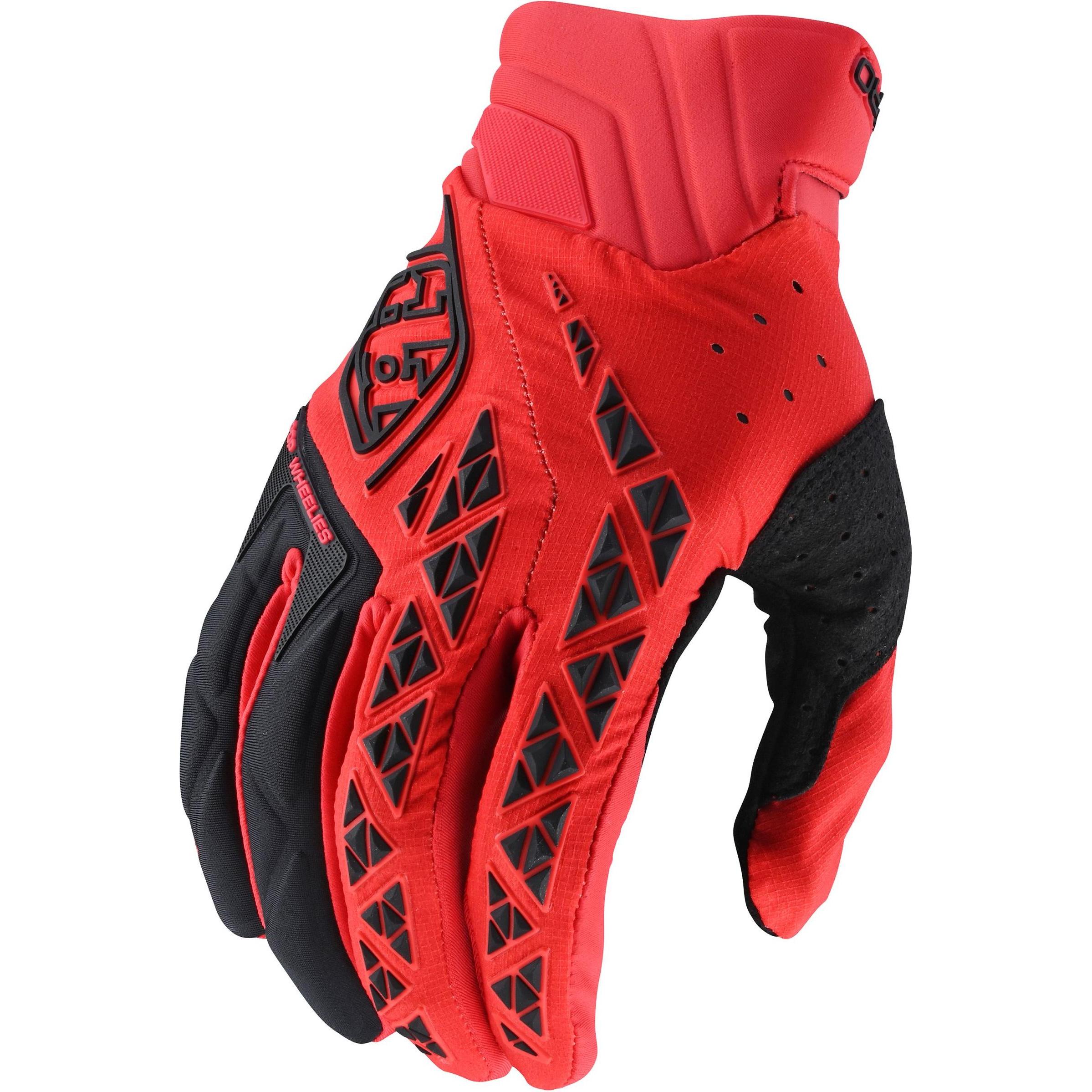 Troy Lee Designs, Handschuhe, SE Pro Handschuh, Solid, glo red, XXL, Rot, (XXL)