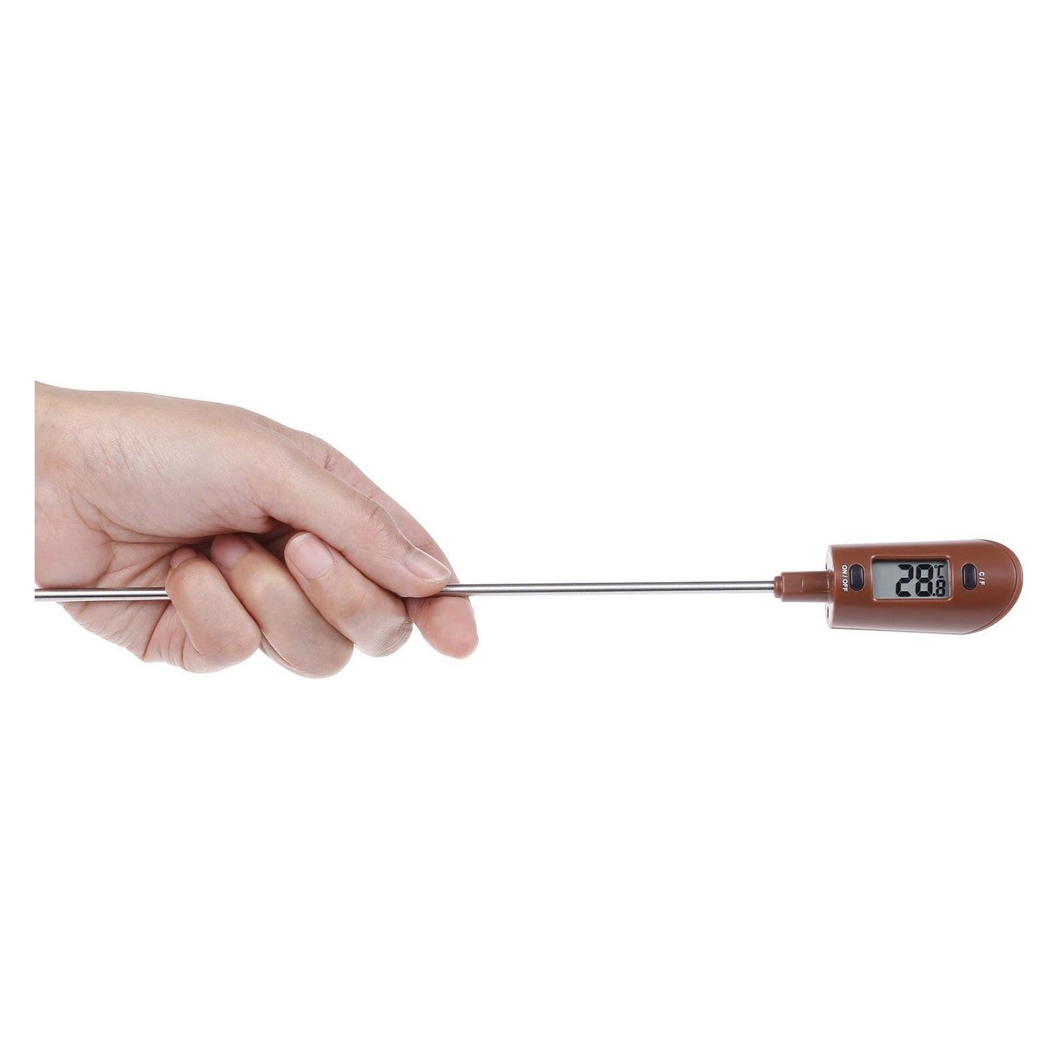 Spatola Con Termometro Silikomart Choc - Silicone Platinum, Per Cioccolato E Creme