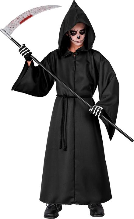 Immagine prodotto Widmann Costume da scheletro per bambini con cappuccio e cintura