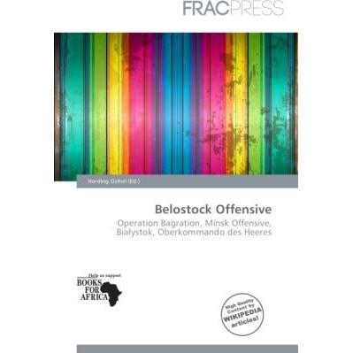 Belostock Offensive, Fachbücher
