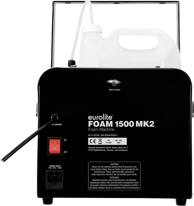 Produktbild Eurolite Foam 1500 MK2 Schaummaschine