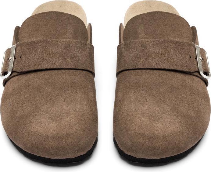 Immagine prodotto Bianco BIAOLIVIA Mule Muli in pelle scamosciata (41)