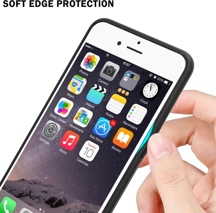 Productafbeelding Cadorabo TPU gestreepte glasplaat (Apple iPhone 6)