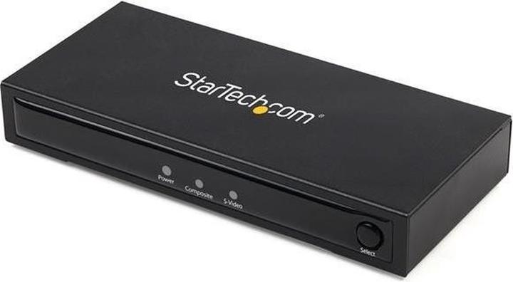 Image du produit StarTech Convertisseur S-Vidéo ou Composite vers HDMI avec audio - 720p - NTSC et PAL (Commutateur vidéo)