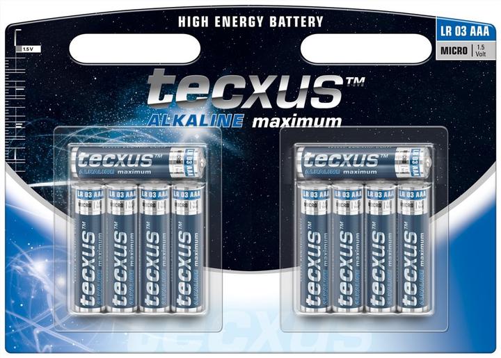 Tecxus Alkaline Maximum - Pile 10 x AAA (10 pcs, AAA, 1200 mAh)