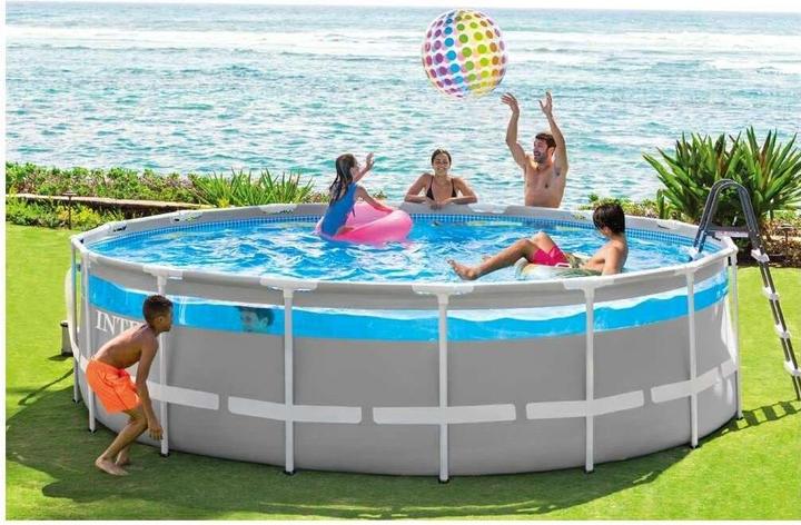 Actual product image Intex 16ft X 48in Klarsichtprisma Rahmen Premium Pool (488 x 122 cm)